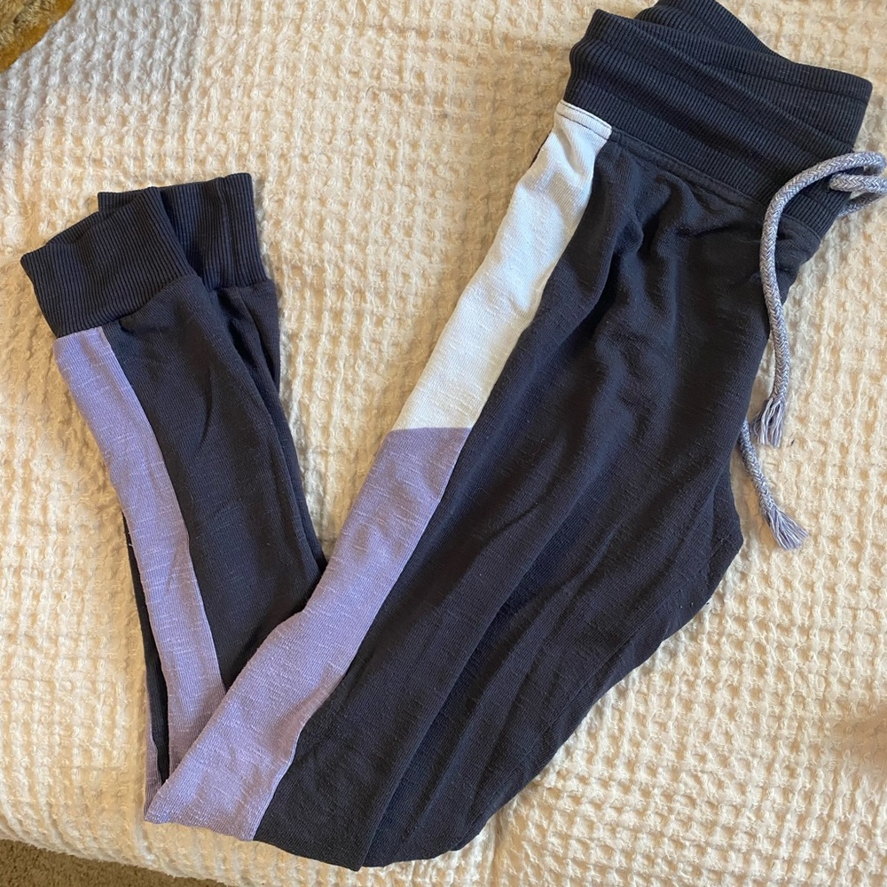 color blocked sweats